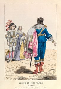 Seigneur et nobles français au 16e siècle (collection privée)