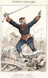 Souvenirs du siège de Paris : Garde mobile - Officier : Être vaincu sans danger, triomphe sans gloire.