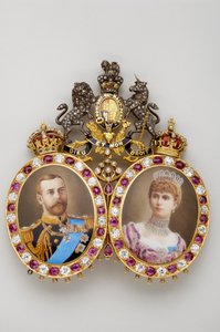 Miniatures du roi George V et de la reine Mary (1925-1950)
