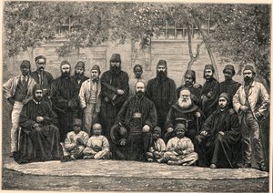 Mgr Daniel Comboni (1831-1881) et les missionnaires partis avec lui du Caire pour Khartoum le 26 janvier - Anonymous Anonymous