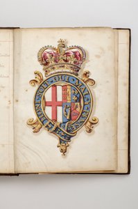 Ordre de la Jarretière : Livre des Statuts ayant appartenu à Charles Fitzroy, duc de Grafton - Anonymous Anonymous