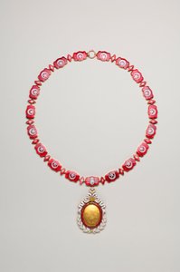 Ordre de la Dynastie Ottomane : collier et pendentif - début du XXe siècle - Anonymous Anonymous