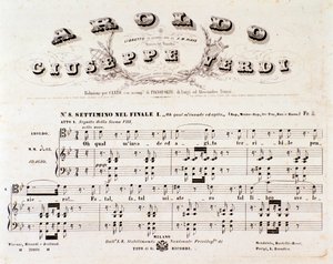 Page de partition musicale d