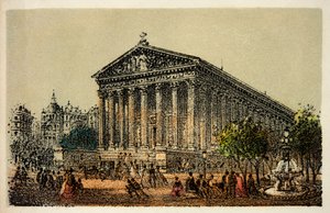 Paris 1874 : Église de la Madeleine - Anonymous Anonymous