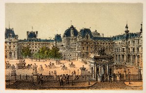 Paris 1874 : Le nouveau Louvre - Anonymous Anonymous