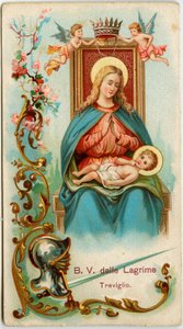 Image pieuse : La Vierge des larmes de Treviglio - Anonymous Anonymous