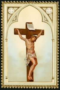 Image pieuse : Crucifixion - Anonymous Anonymous