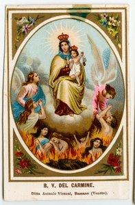 Image pieuse : Notre-Dame du Mont Carmel - Anonymous Anonymous