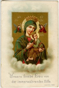 Image pieuse : Notre chère dame du Perpétuel Secours
