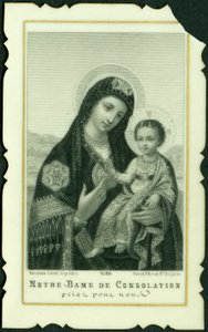 Image pieuse : Notre-Dame de Consolation (impression) - Anonymous Anonymous
