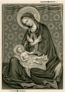 Image pieuse : La Vierge et Jésus - Anonymous Anonymous