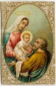 Image pieuse : La Sainte Famille