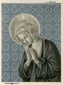 Image pieuse : Vierge Marie - Anonymous Anonymous