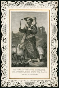 Image pieuse : le Bon Pasteur (gravure) - Anonymous Anonymous