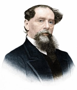 Portrait de Charles Dickens (1812-1870), écrivain anglais