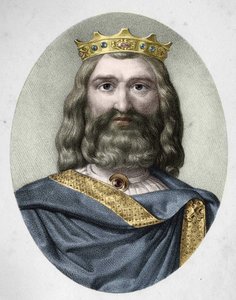 Portrait de Clovis Ier (v. 466 - 511) roi des Francs