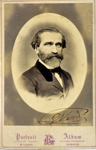 Portrait de Giuseppe Verdi (1813-1901), compositeur italien. vers 1850. Collection privée. Milan - Anonymous Anonymous