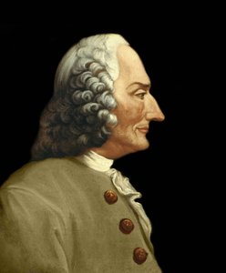Portrait de Jean-Philippe Rameau (1683-1764), compositeur français. Peinture anonyme du XIXe siècle. Collection privée milanaise.