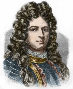 Portrait de Jean Bart (1650 - 1702), corsaire français. Gravure du XIXe siècle. Collection privée. - Anonymous Anonymous