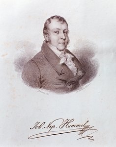 Portrait de Johann Nepomuk Hummel (gravure)