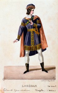 Portrait de Loredan dans Les Vêpres siciliennes (I vespri siciliani) opéra de Giuseppe Verdi