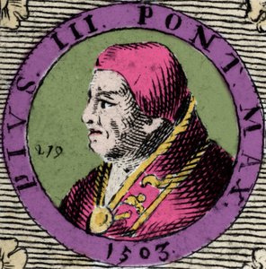 Portrait de Pie III, Francesco Todeschini Piccolomini (1439-1503), élu pape le 22 septembre - Anonymous Anonymous