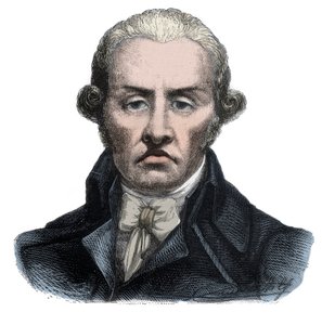 Portrait de Stanislas Marie Maillard (1763-1794), huissier et personnage emblématique de la Révolution française - Gravure dans « Histoire des Girondins » par Alphonse de Lamartine (1790-1869) 1865-1866 - Collection privée - Anonymous Anonymous