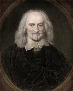 Portrait de Thomas Hobbes (1588-1679) philosophe anglais