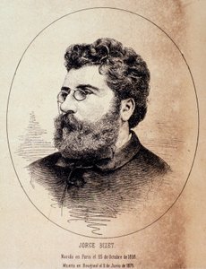 Portrait du compositeur anglais Georges Bizet