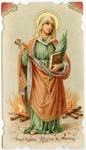 Sainte Agathe de Sicile - Anonymous Anonymous