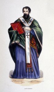 Saint Basile. Gravure vers 1830. Milan
