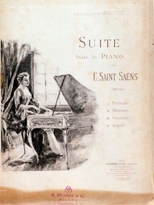 Partition de Suite pour piano (Opus 90) par Camille Saint-Saëns - Anonymous Anonymous