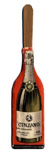 Petit éventail publicitaire, objet dérivé de la promotion de la marque de vermouth Cinzano, vin apéritif italien. Début du 20ème siècle. Collection privée - Anonymous Anonymous