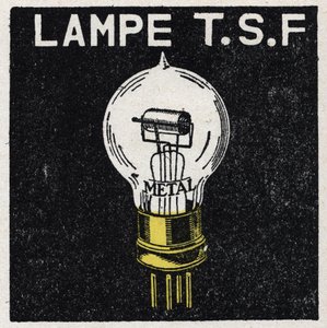 La T.S.F. : lampe T.S.F. Illustration anonyme de 1925. Collection privée. - Anonymous Anonymous