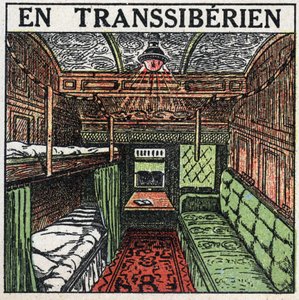 Les chemins de fer : intérieur du wagon d