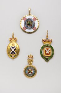Ordre du Chardon - Insigne du héraut des armes écossaises, milieu du XVIIIe siècle