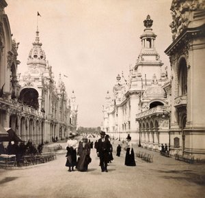 Exposition Universelle de 1900 à Paris : Esplanade des Invalides. Collection privée - Anonymous Anonymous