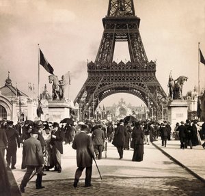 Exposition Universelle de 1900 à Paris : Vue prise au Champ de Mars - Collection privée - Anonymous Anonymous