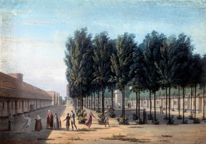 Vue de la cour des Paisibles à l