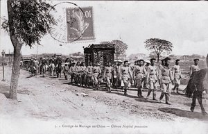 Cortège de mariage en Chine Photographie du début du 20ème siècle - Collection privée - Anonymous Anonymous