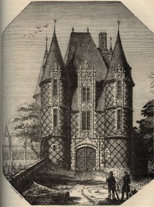 Château de Carrouges - Le donjon - Orne Normandie - gravure dans « PATRIE » - DESCRIPTION PICTURESQUE DE LA FRANCE EN 6 VOLUMES PAR LUCIEN HUARD - fin XIXe siècle - Anonymous Anonymous