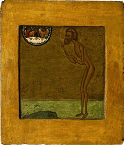 Basile le Bienheureux, fin du XVIe siècle - Anonymous Russian icon painter