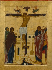 La Crucifixion - Anonymous Russian icon painter