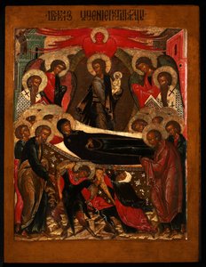 La Dormition de la Vierge - Anonymous Russian icon painter