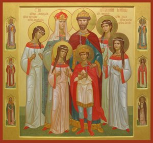 La famille tuée du Tsar Nicolas II, 2004-2007 - Anonymous Russian icon painter
