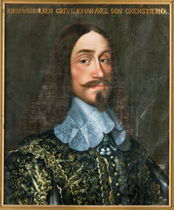 Portrait du comte Johan Axelsson Oxenstierna 1611-1657 - Anselm van Hulle
