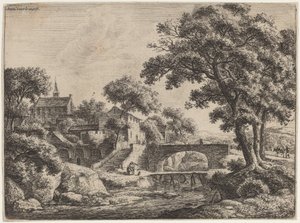 Un pont en bois et un pont en pierre