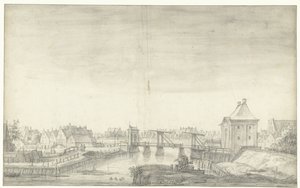 Troisième porte de Heiligeweg à Amsterdam - Anthonie Waterloo