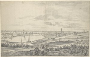 Vue de Rhenen - Anthonie Waterloo
