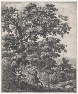 Paysage avec Pan et Syrinx - Anthonie Waterloo